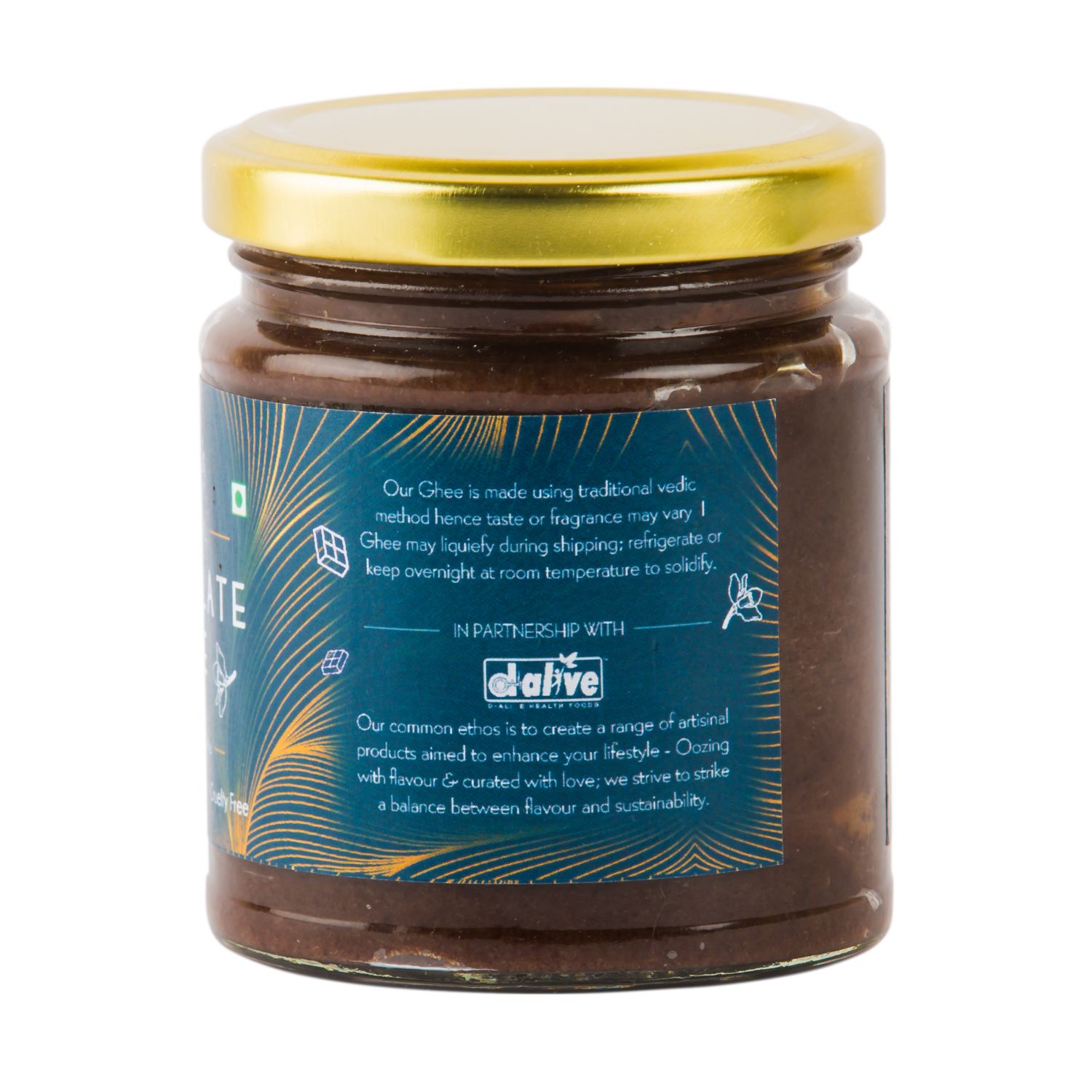 Artisanal Chocolate Ghee Spread With Madagascar Vanilla | 200 g | Praakritik